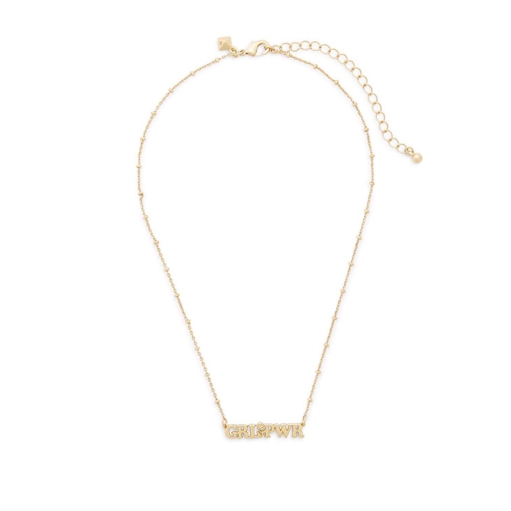 Rebecca Minkoff Grl Pwr Pendant Necklace NWT - Picture 2 of 5